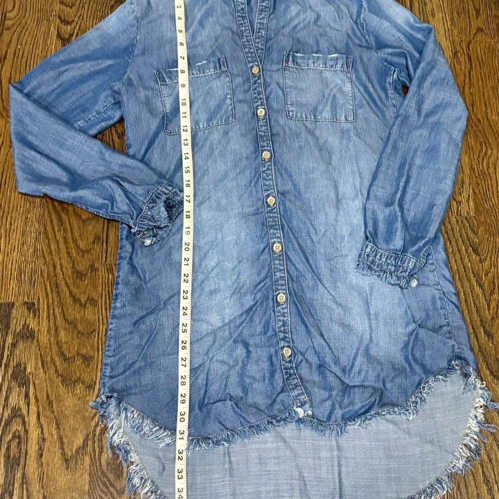 Bella Dahl‎ Light Blue Chambray dress size small - Picture 6 of 6